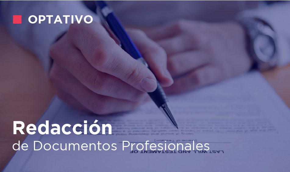 OPTATIVO REDACCION DOCUMENTOS PROFESIONALES